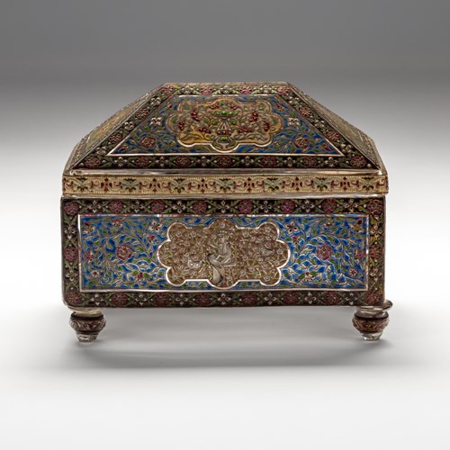 Enamelled Chasse - Émile Gallé